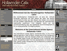 Tablet Screenshot of hollaender-calix.at